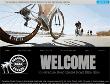 Tablet Screenshot of paradiseroadcycles.com